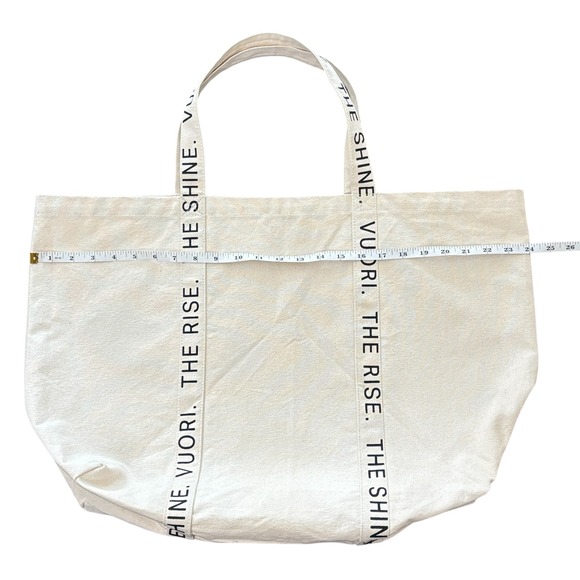 Vuori The Rise The Shine Limited Edition Large Canvas Tote Bag - Picture 4 of 8
